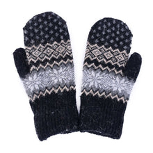 Winter Fashion Women men Rabbit Fur Wool Warm Gloves Full Finger Thick Mittens UBY