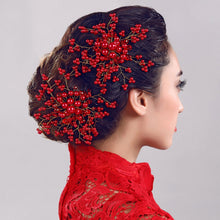 Women Bridal Wedding Hair Accessories Pearl Flower Tiara Headpiece Crystal Headband for girls UBY