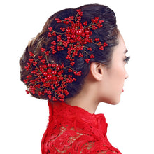 Women Bridal Wedding Hair Accessories Pearl Flower Tiara Headpiece Crystal Headband for girls UBY