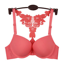 Women Front Closure Lace Racer Back Racerback Push Up Seamless Bra 32-36B UBY