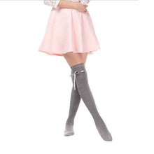Women Girls Over Knee Thigh High Cotton Stocking Long Knitted Boot Hosiery Stocking UBY