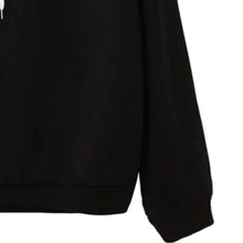 Women Hoodies Sweatshirts Hand Print Long Sleeve Casual All-match Solid Leisure Hooded Hoodie Loose Tops Plus Size UBY