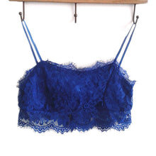 Women Lace V-neck Bralette Bralet Unpadded Bra Bustier Crop Top Cami Tank Zipper Back UBY