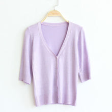 Women Lady Girl Knit 3 4 Sleeve Sweater Coat Knitwear Cardigan Jacket Ladies Tops Knit UBY