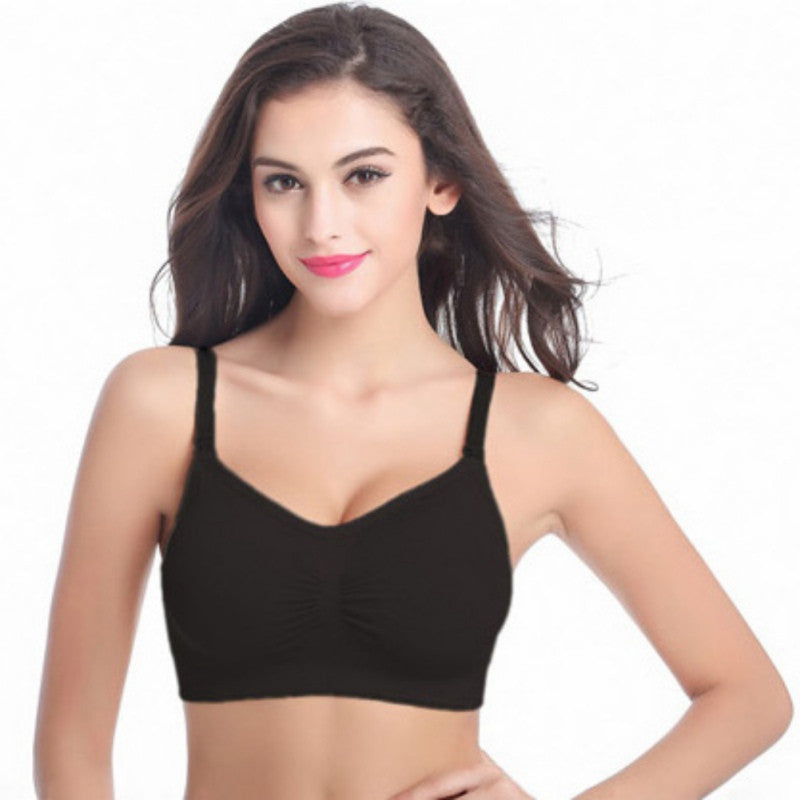 Women Nursing Bra Breastfeeding Pregnant Feeding Maternity Bras 34-42 BC Stylish UBY
