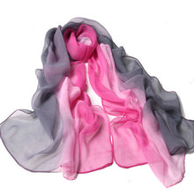 Women Pashmina Georgett Chiffon Wraps Shawl Scarves Beach Block Color Scarf NewUBY
