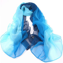Women Pashmina Georgett Chiffon Wraps Shawl Scarves Beach Block Color Scarf NewUBY