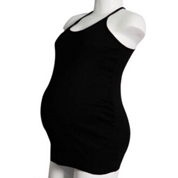 Women Strappy Vest Tank Tops Camisole Maternity Pregnant Casual Yoga T-shirt UBY