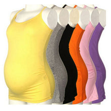 Women Strappy Vest Tank Tops Camisole Maternity Pregnant Casual Yoga T-shirt UBY