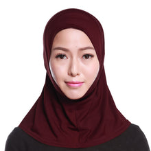 Women Under Scarf Hat Cap Bone Bonnet Islamic Hijab Head Wear Band Neck Chest Cover 20 ColorsLisa's Store UBY