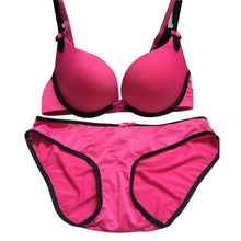 Women Underwire BraKnicker Girl 2pcss Bra Set Padded Underwear Brassiere Bikini Y46 P18 UBY